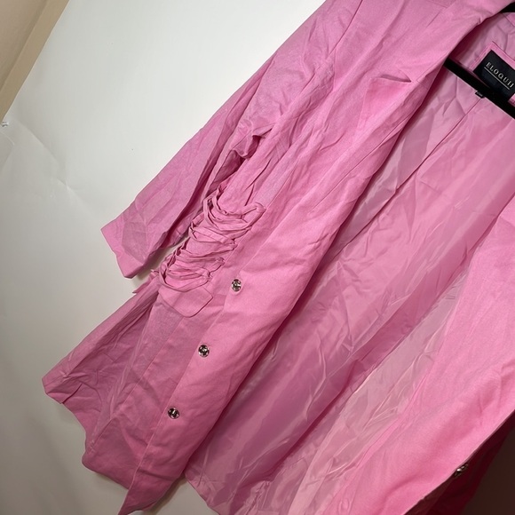 Eloquii Blazer pink 20 Dress with Lace up Detail - Picture 11 of 12